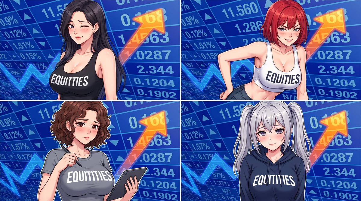 Four-panel Equititties meme collection